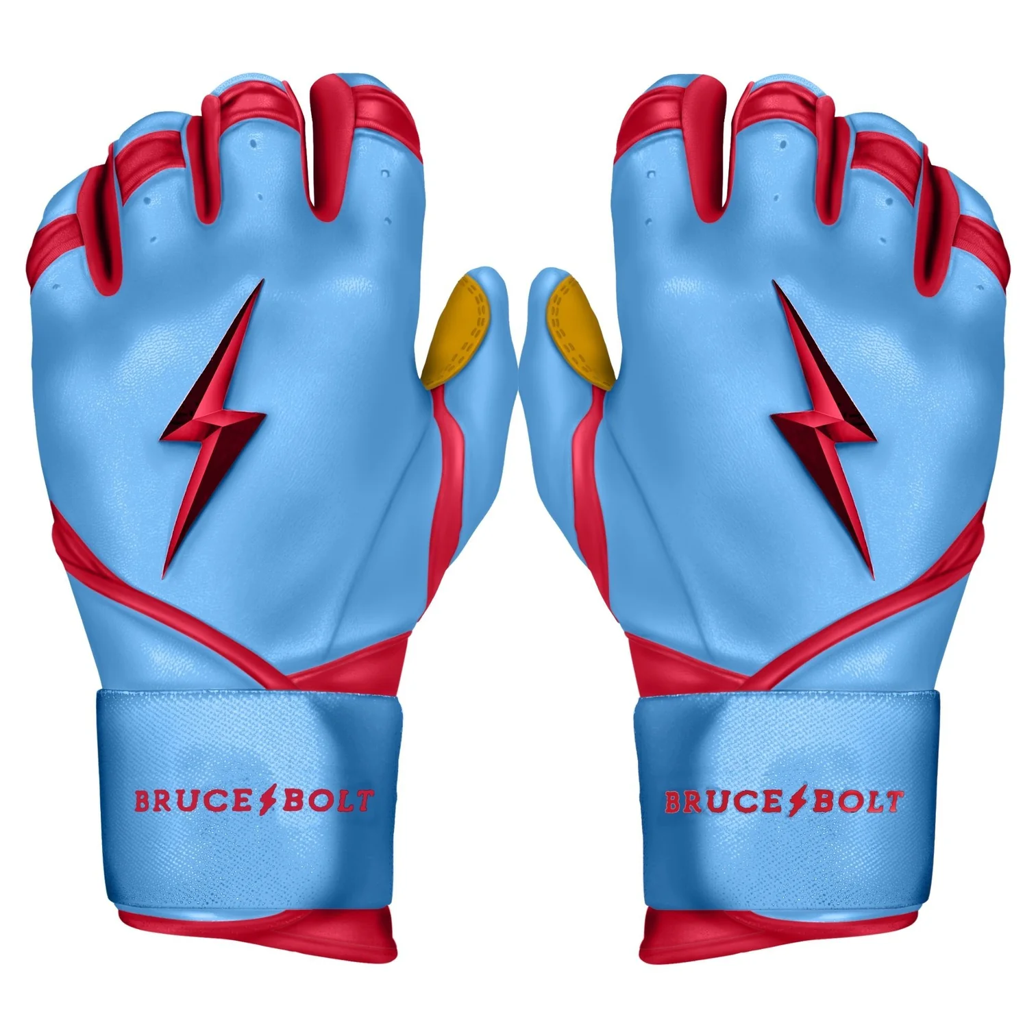 Bruce+Bolt Premium Pro Happ Series Men's Short Cuff Batting Gloves