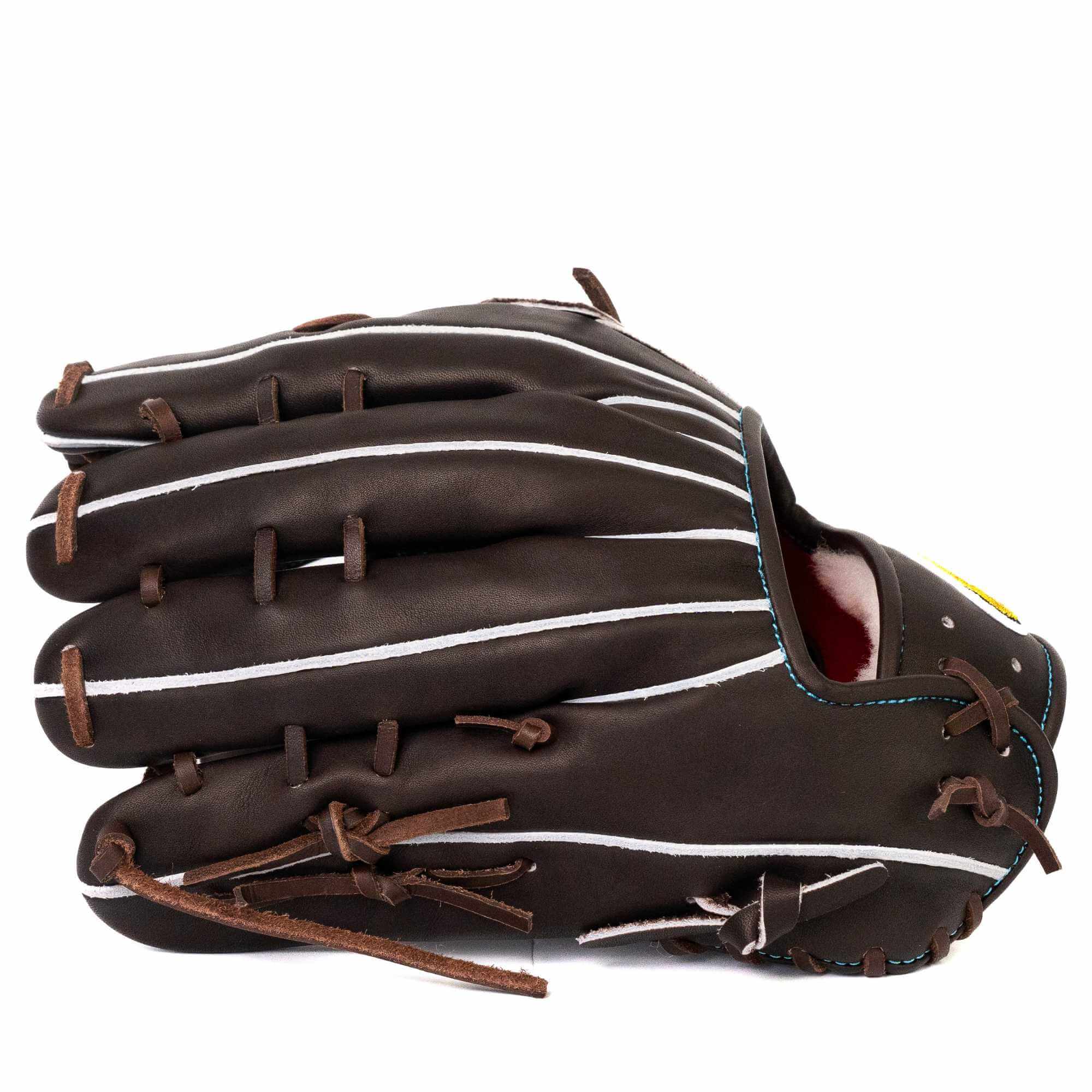 Jax LJ-10 outfield glove 12.5 inches, chocolate color, right hand throw