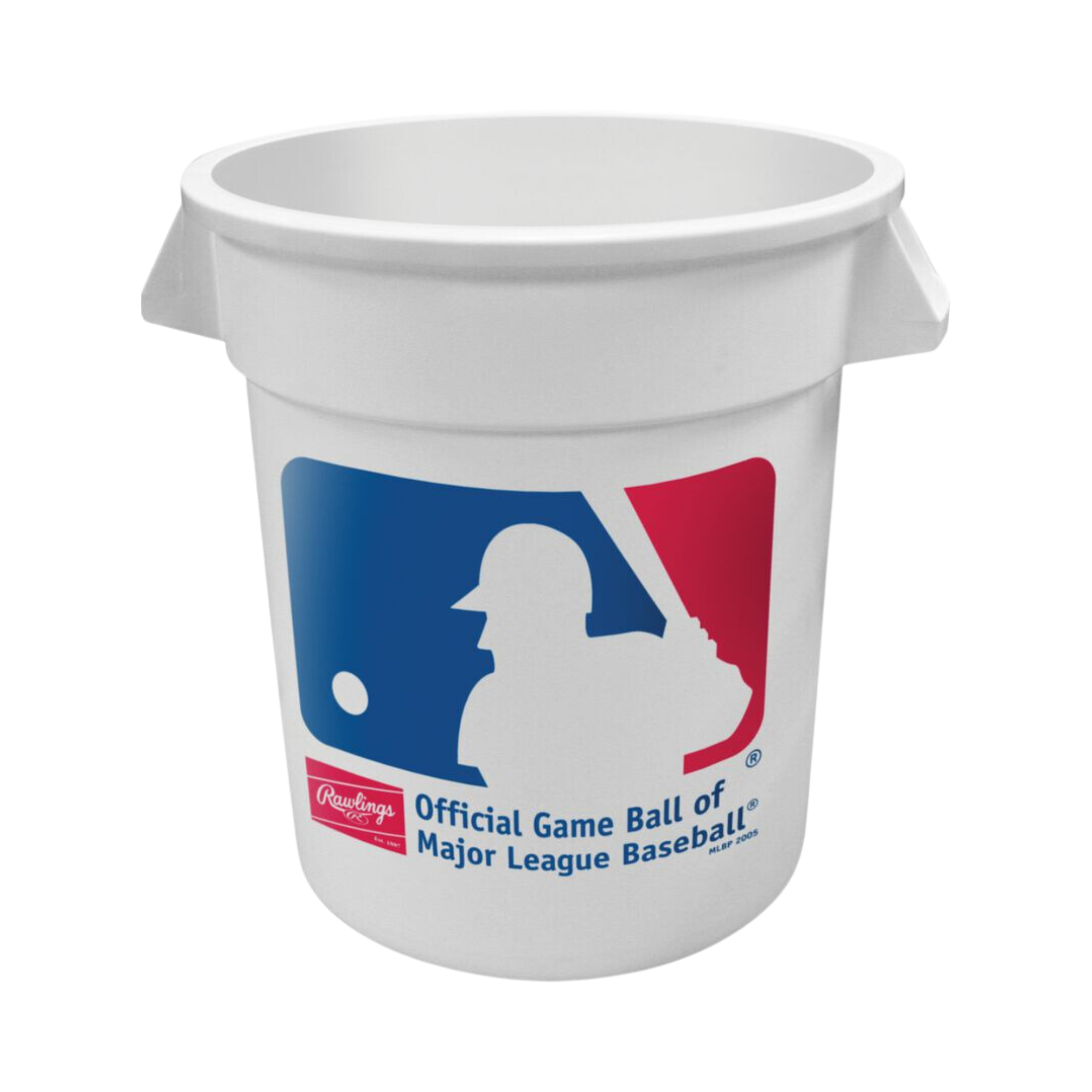 Perfect Game Baseball/Softball 5 Gallon White Baseball Bucket