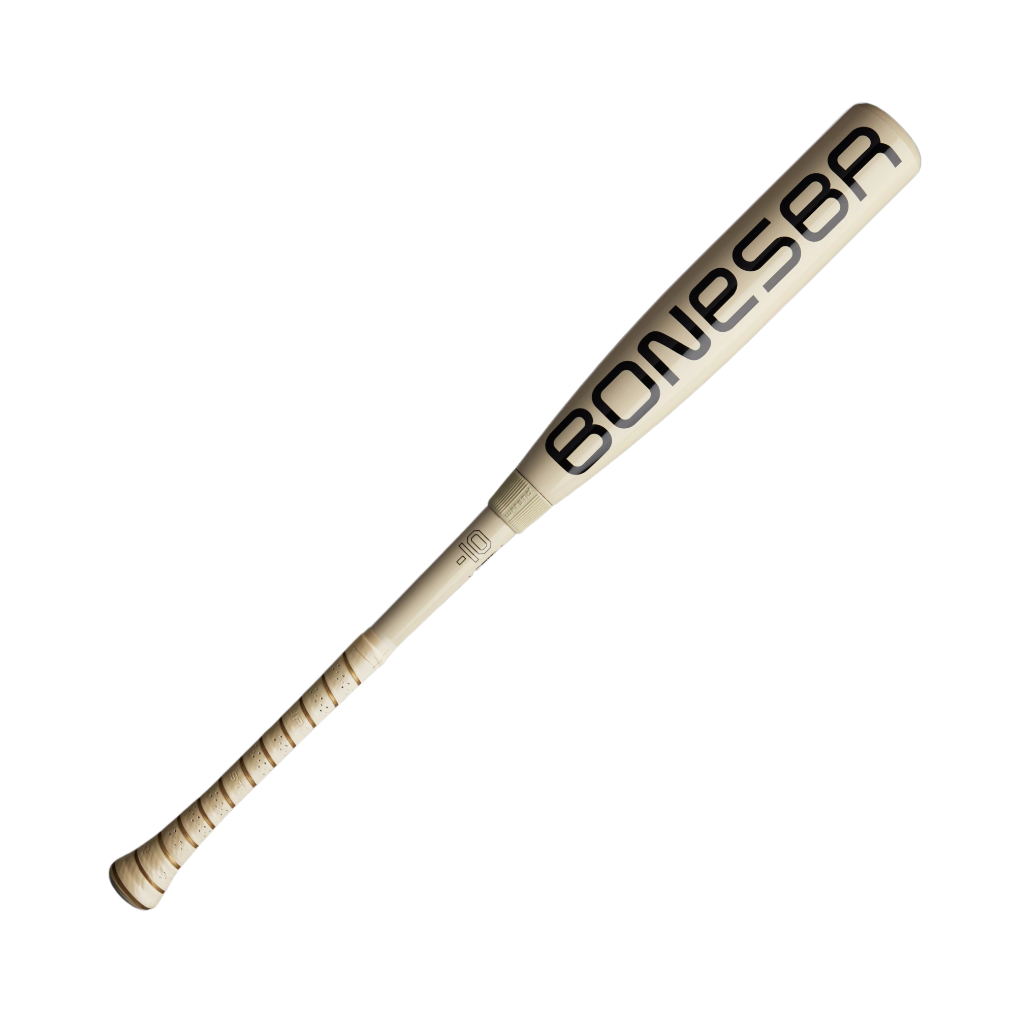 Warstic 2025 Bonesaber Composite USSSA Baseball Bat (-10) with large barrel and speed loaded design.