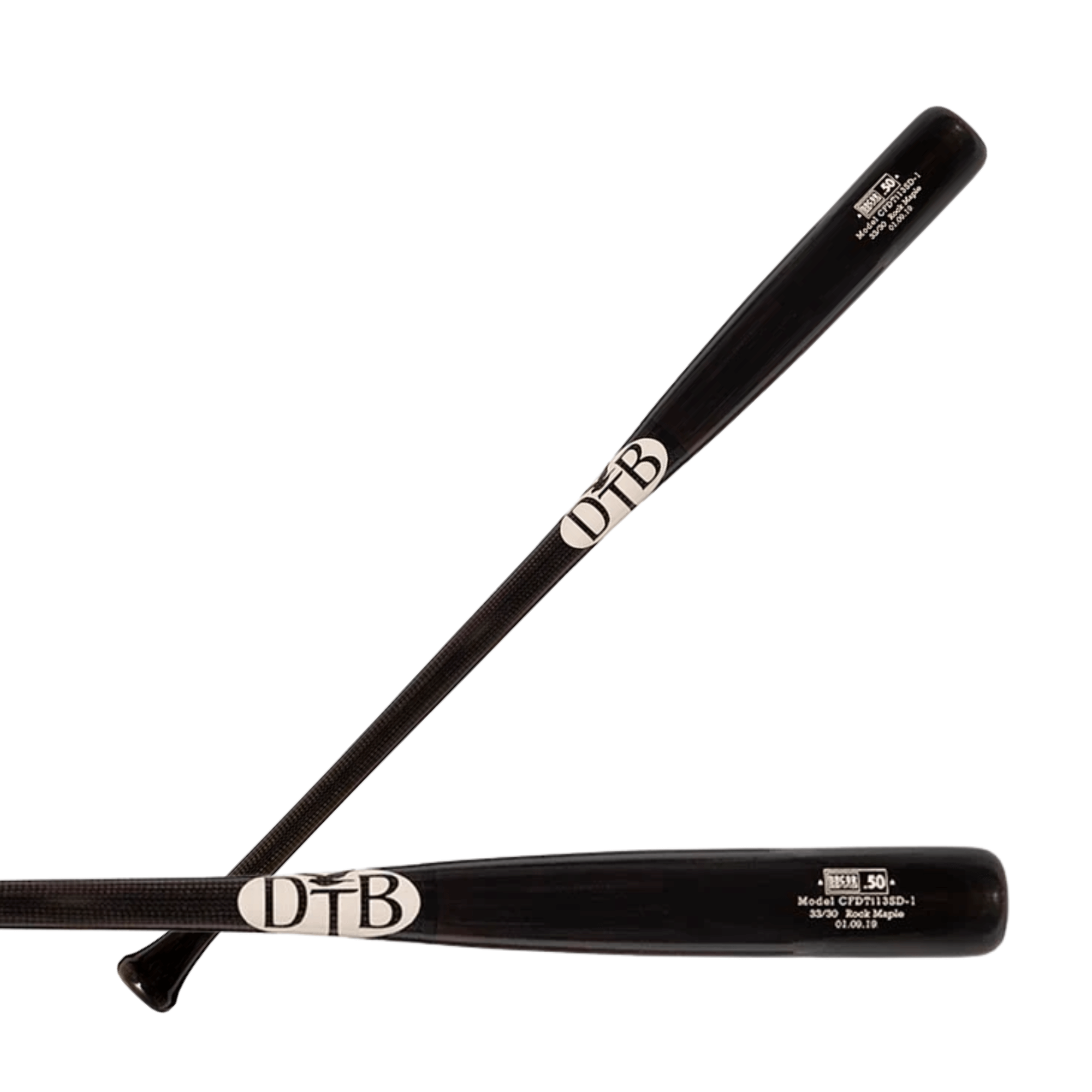 Dove Tail Bats CF911SD-1 Wood Bat, featuring a tapered barrel and carbon fiber reinforced handle.