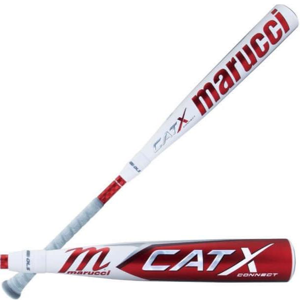 Marucci CATX Connect BBCOR bat with an optimized, end-loaded design for faster swings and a wider sweet spot.