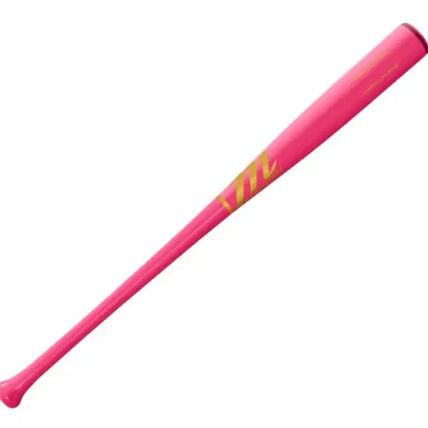 Marucci Lindy12 Dealer's Choice Pro Exclusive wood baseball bat in vibrant pink finish.