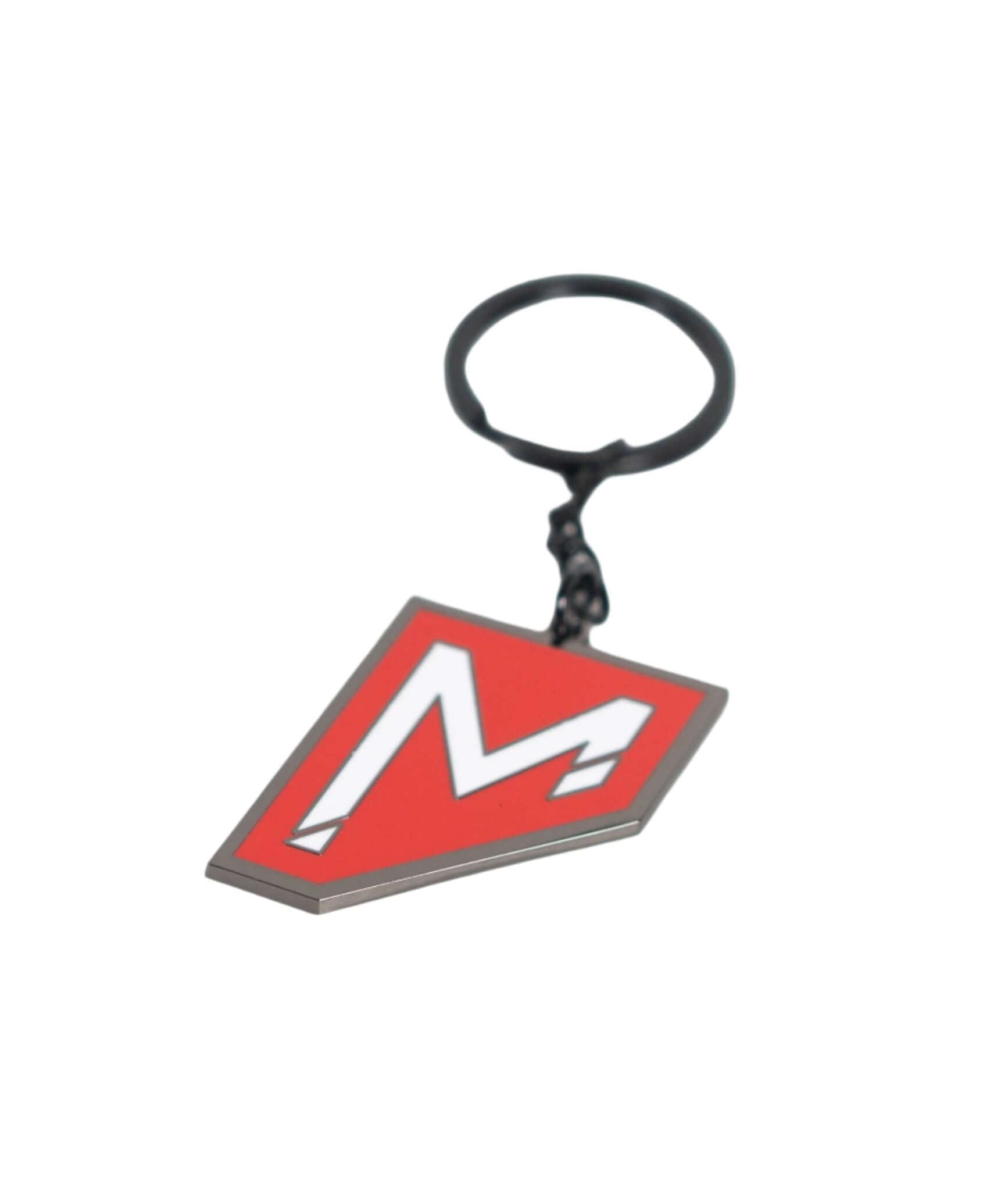 Momentum Keychain with enamel design on sturdy metal keyring, ideal for organizing keys and showcasing authentic merchandise.