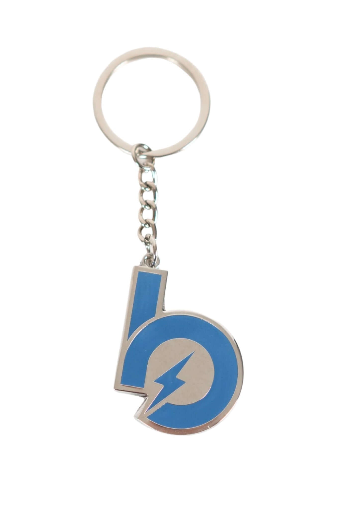 Bauer Outage Keychain with blue enamel design and metal keyring for fans and collectors.