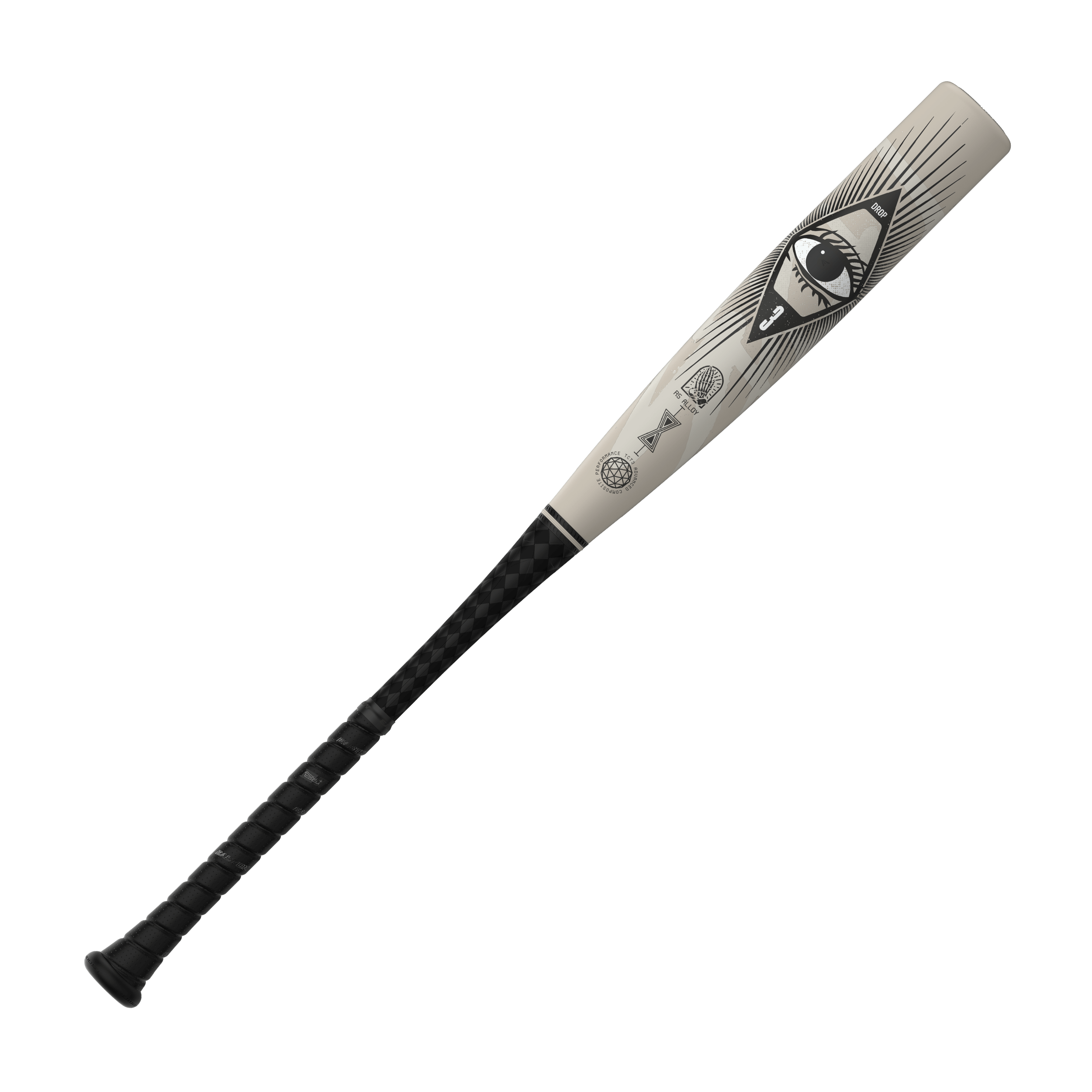 Easton Split 2025 -3 BBCOR Baseball Bat with high-grade aluminum design and black grip for enhanced performance.