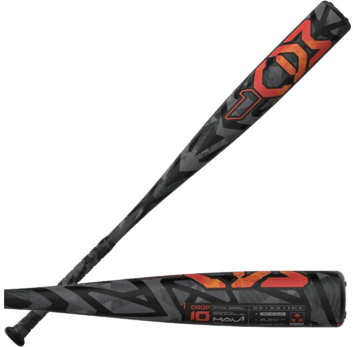 Easton MAV1 -10 USSSA youth baseball bat with a 2 3/4" barrel and advanced alloy design for enhanced performance.