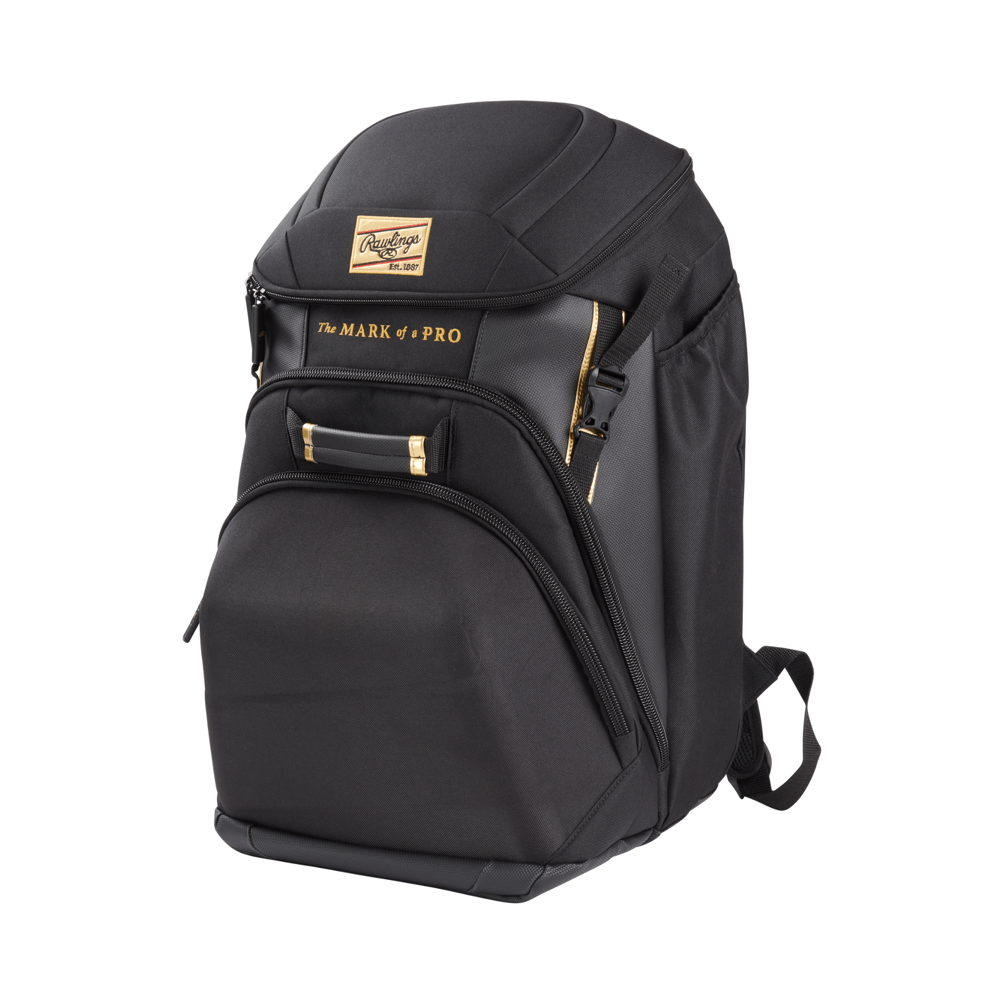 Rawlings Gold Collection Backpack with glove crib and bat sleeves