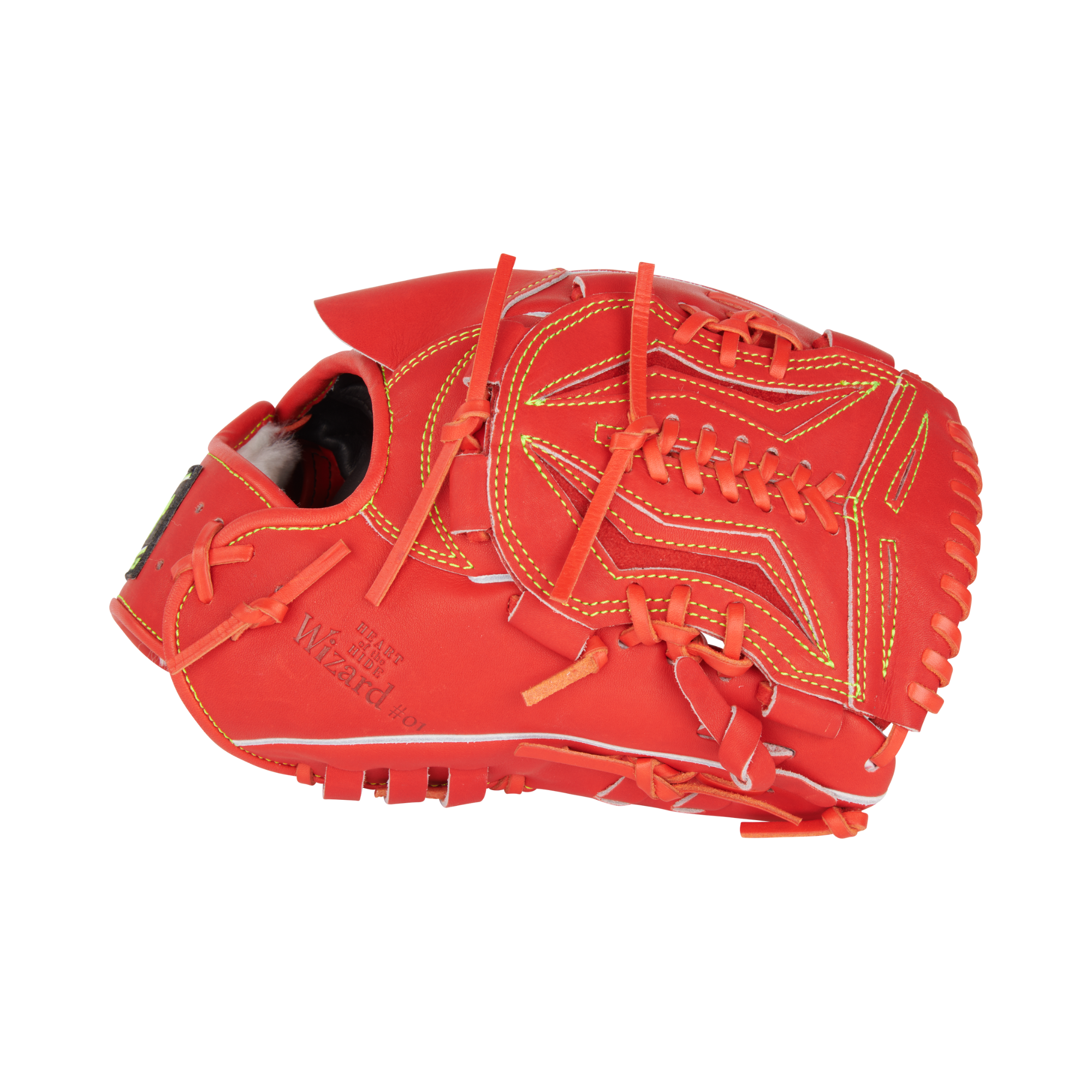 Thumb view of Rawlings Heart of the Hide Japan Series 11.75" Red Orange glove.