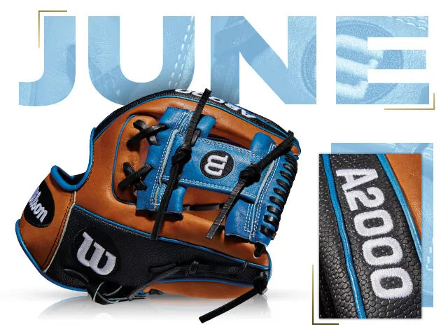 Wilson A2000 100 Glove of the Month June 2013 featuring advanced material and sleek design.