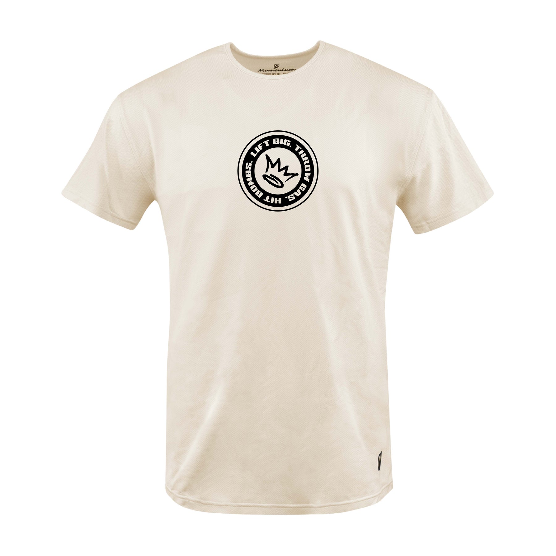 King of Juco Tan Recovery Tee with a relaxed fit, ideal for post-training comfort and style.