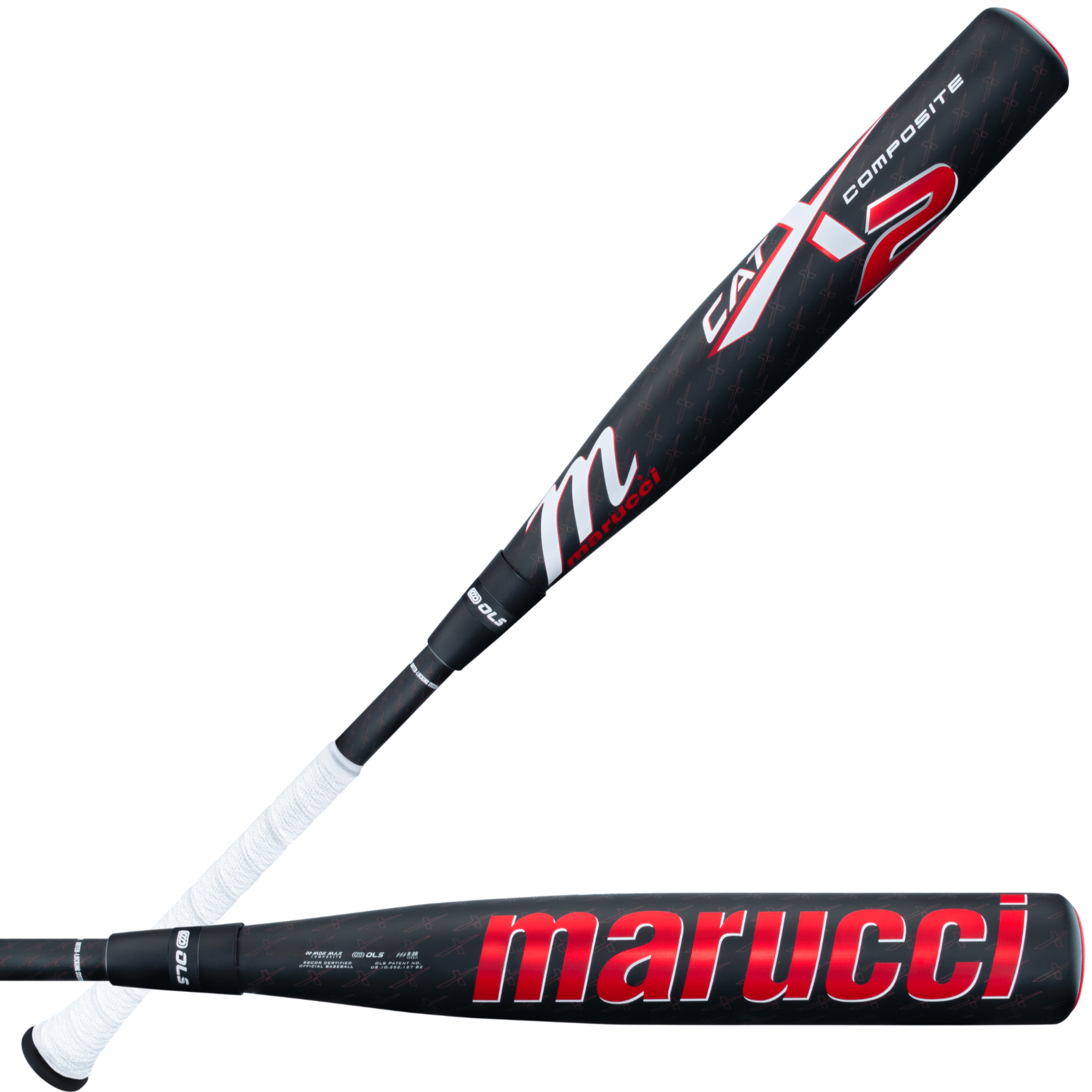 Marucci CATX2 Composite BBCOR bat with longer barrel and wider sweet spot