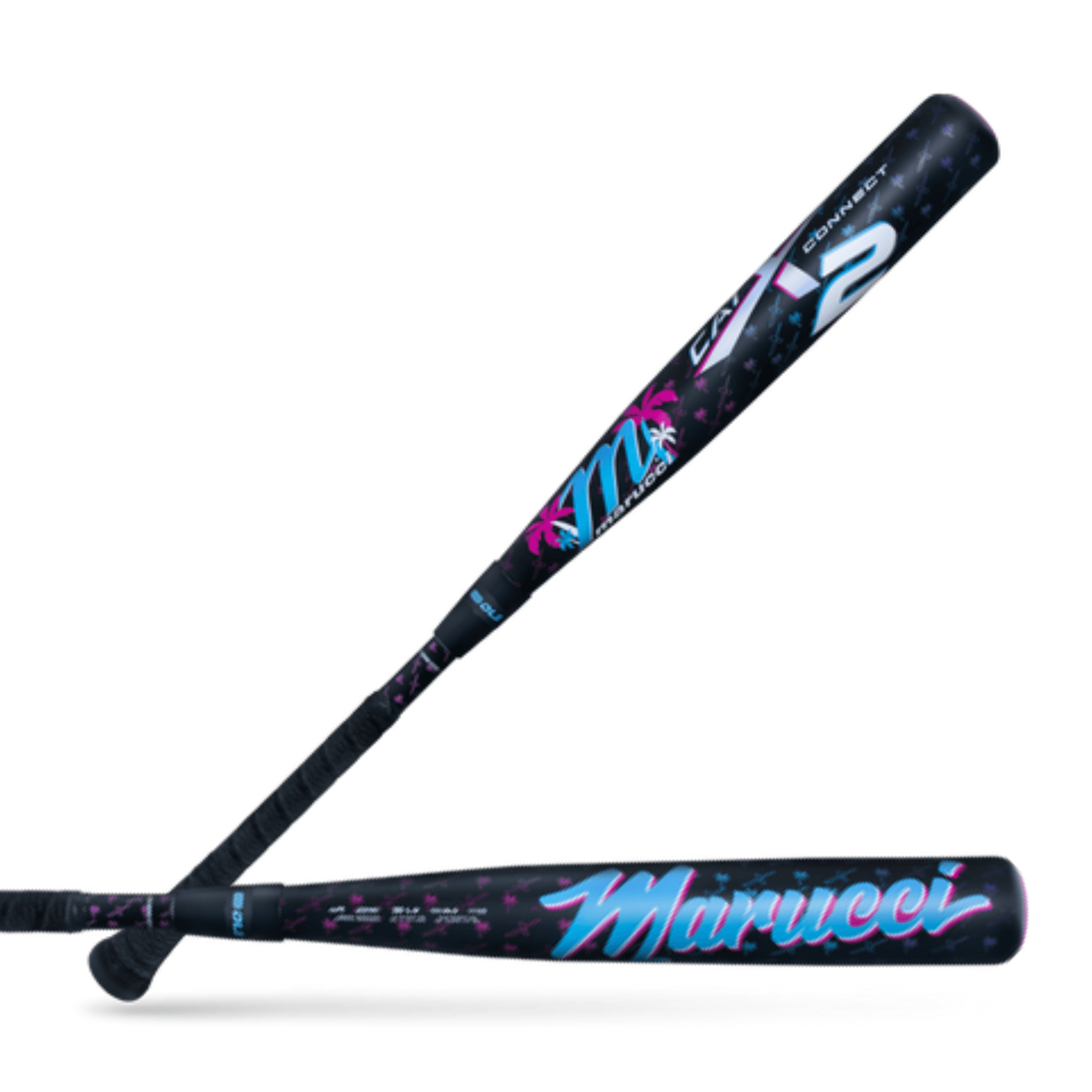 Marucci CATX2 Connect Vice BBCOR bat showcasing sleek design and advanced performance features for dynamic athletes.