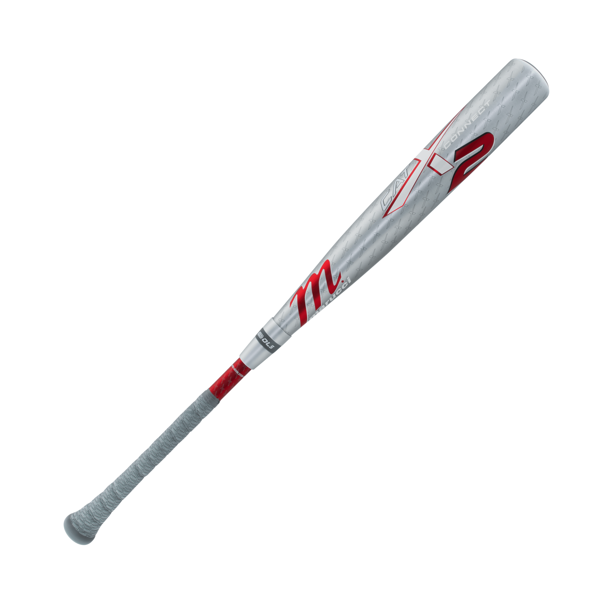 Marucci CATX2 Connect BBCOR bat with increased barrel length and mass for enhanced performance.