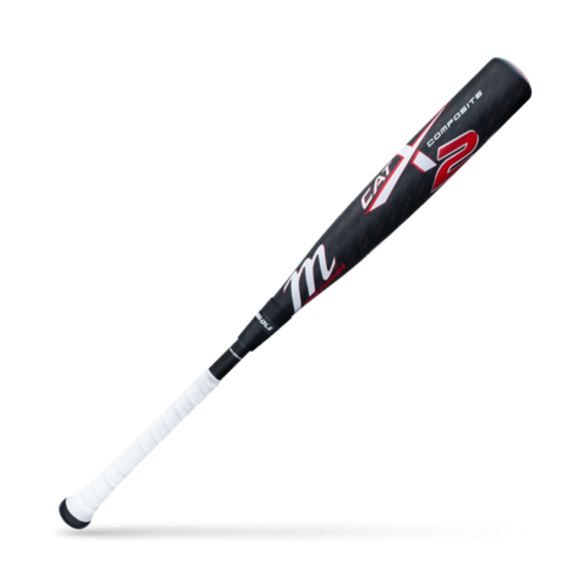 Marucci CATX2 Composite Senior League (-10) bat with anti-vibration technology and ring-free multi-variable wall design.