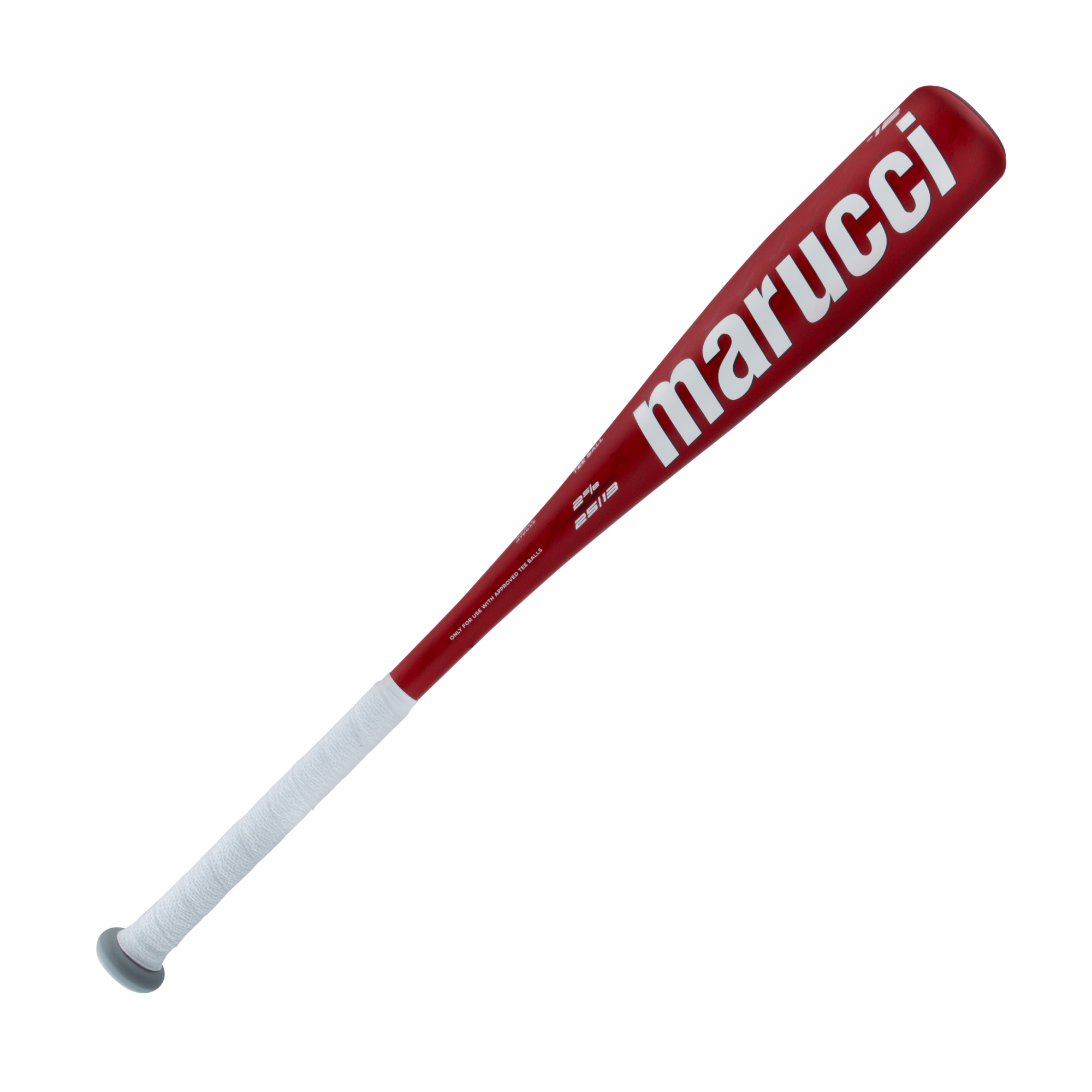 Marucci CATX2 USA Tee Ball bat with anti-vibration technology, one-piece alloy construction, and 2 5/8 inch barrel.