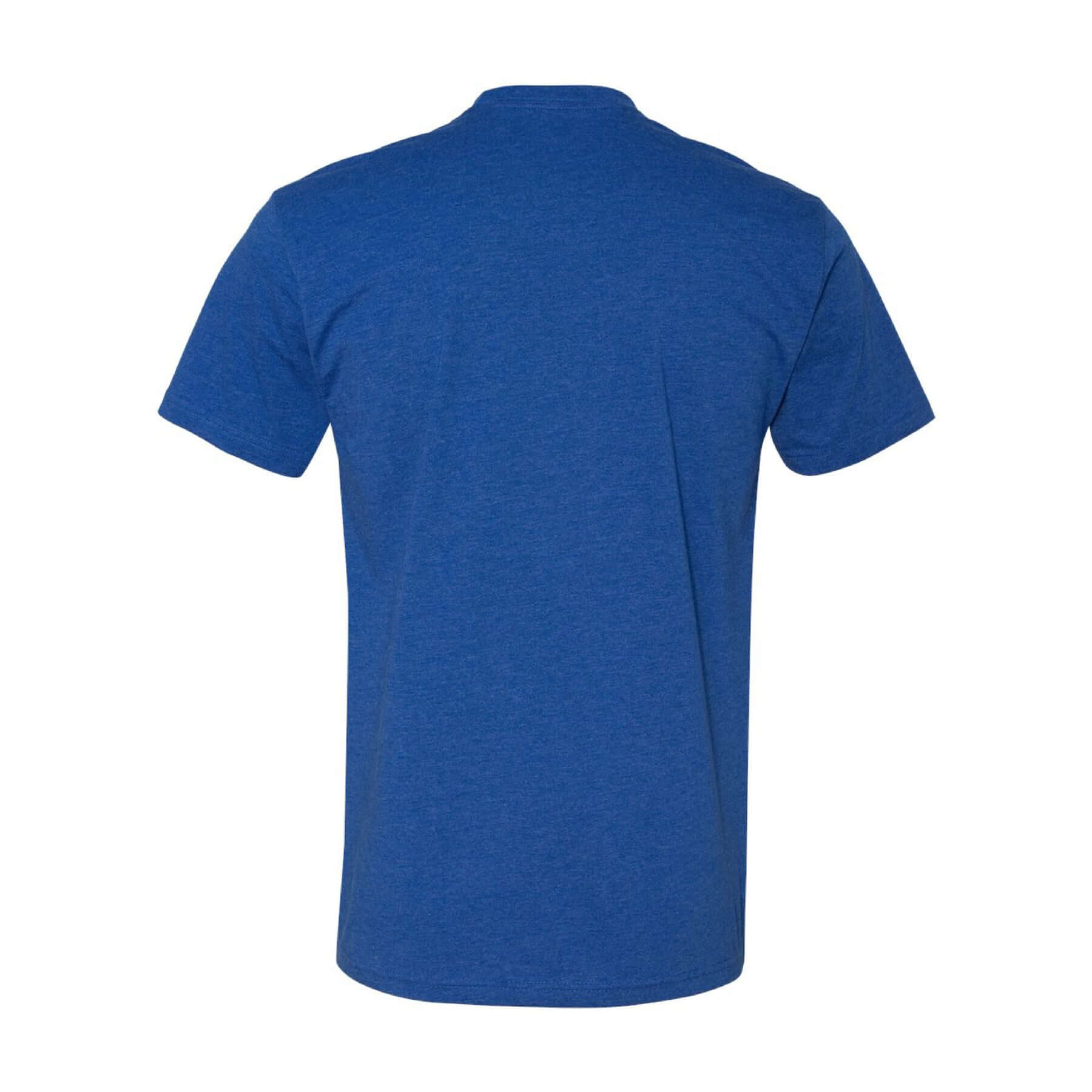 Back view of Bauer Outage Sword Tee in blue, showcasing its simple and classic design.