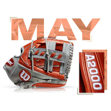 Wilson A2000 1716 custom glove featured for May 2019, showcasing its unique design and craftsmanship.