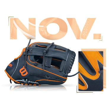 Wilson A2000 MC24 glove featuring Miguel Cabrera's 2012 season design, celebrated for its performance and quality.