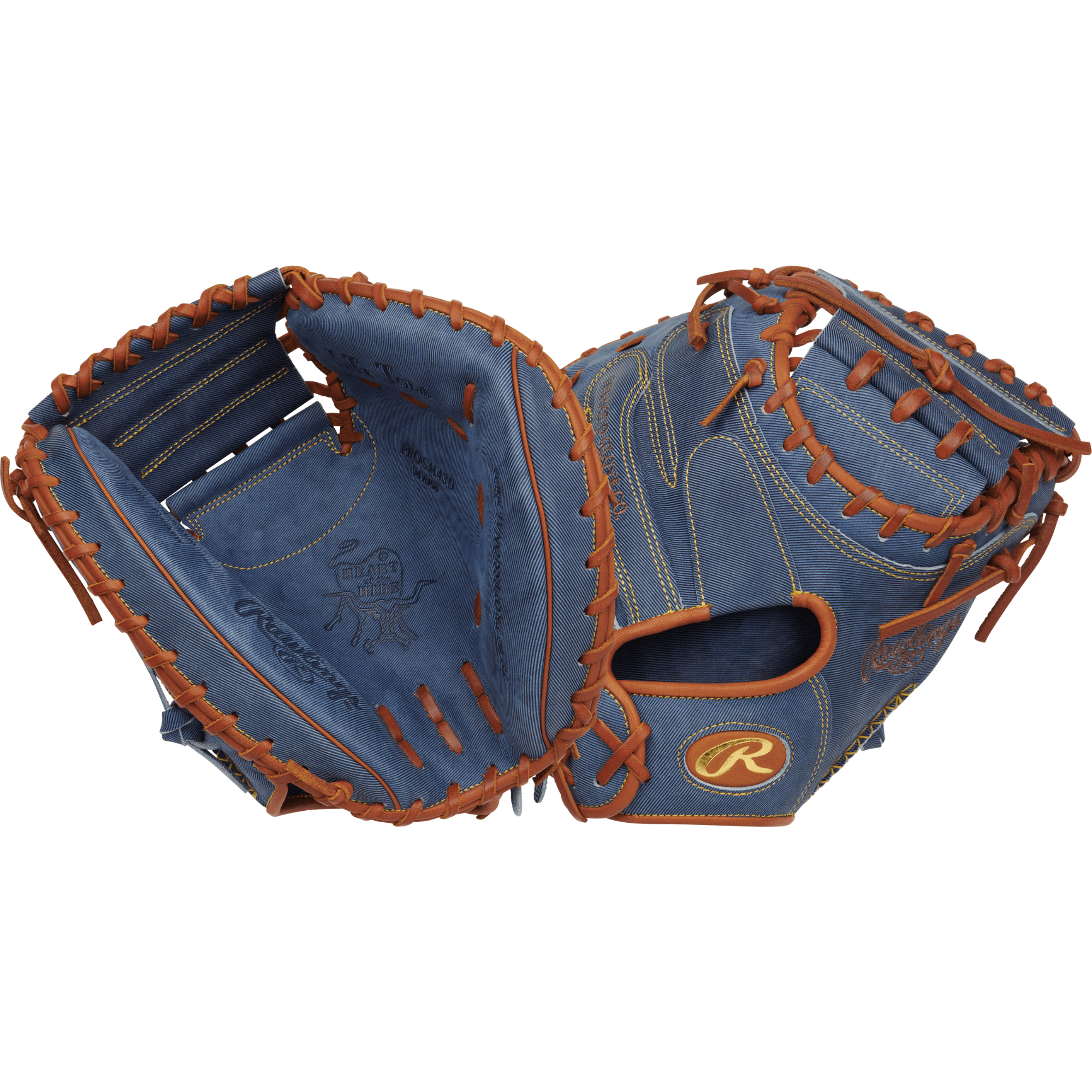 Rawlings Heart of the Hide Pro Label Denim Edition Catcher's Mitt
