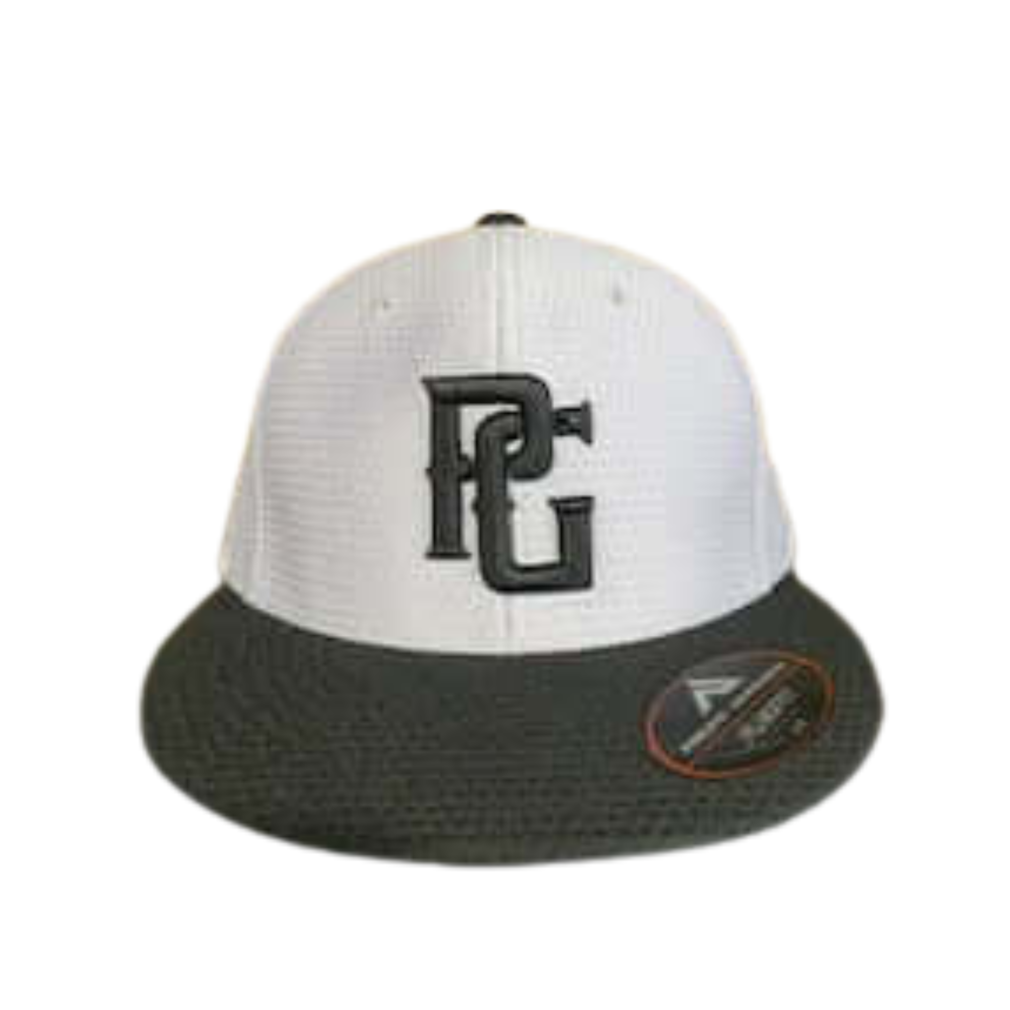 Perfect Game Fitted Flat Bill Charcoal/Black