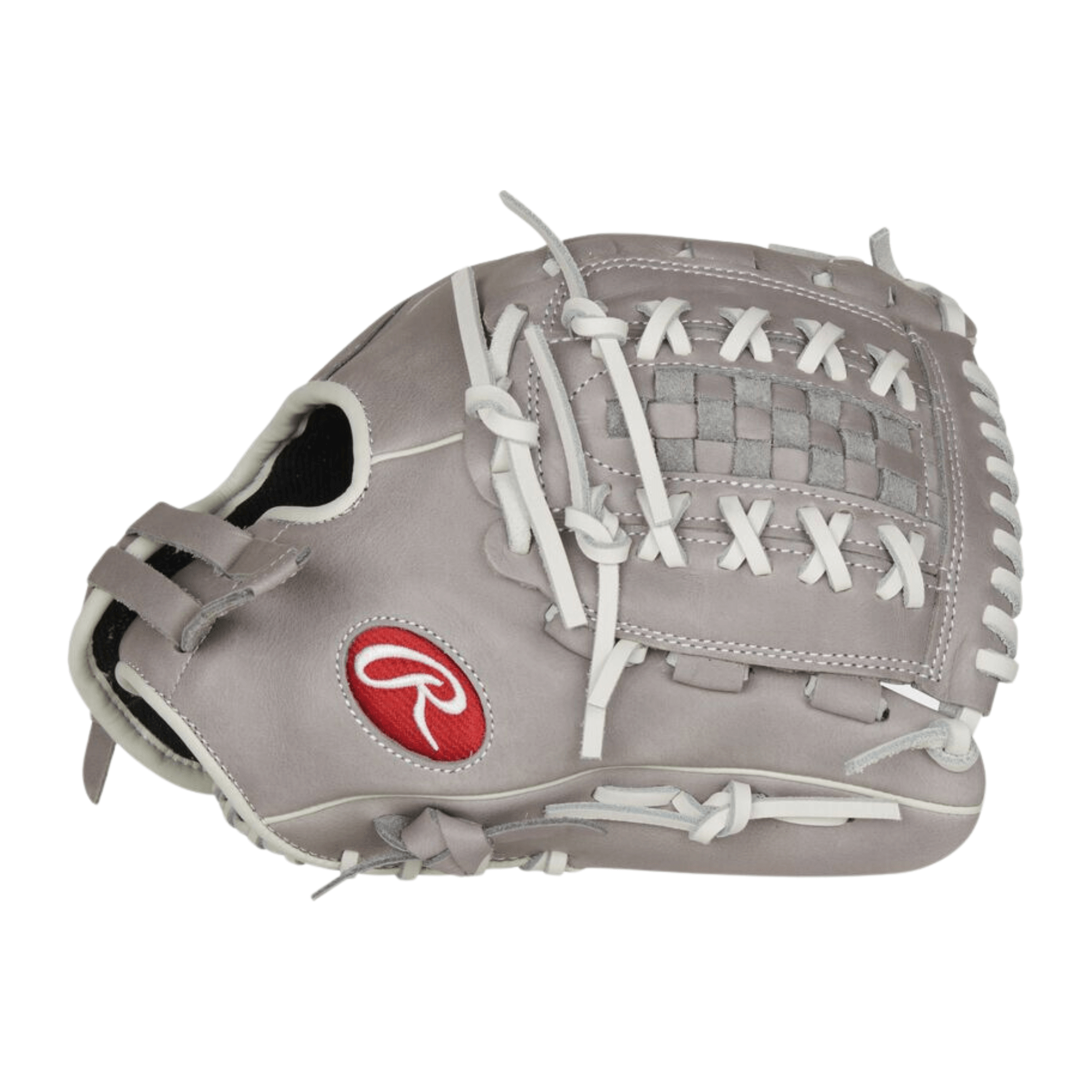 Rawlings R9 Series 12-in Fingershift Fastpitch Glove, Grey, All-Leather