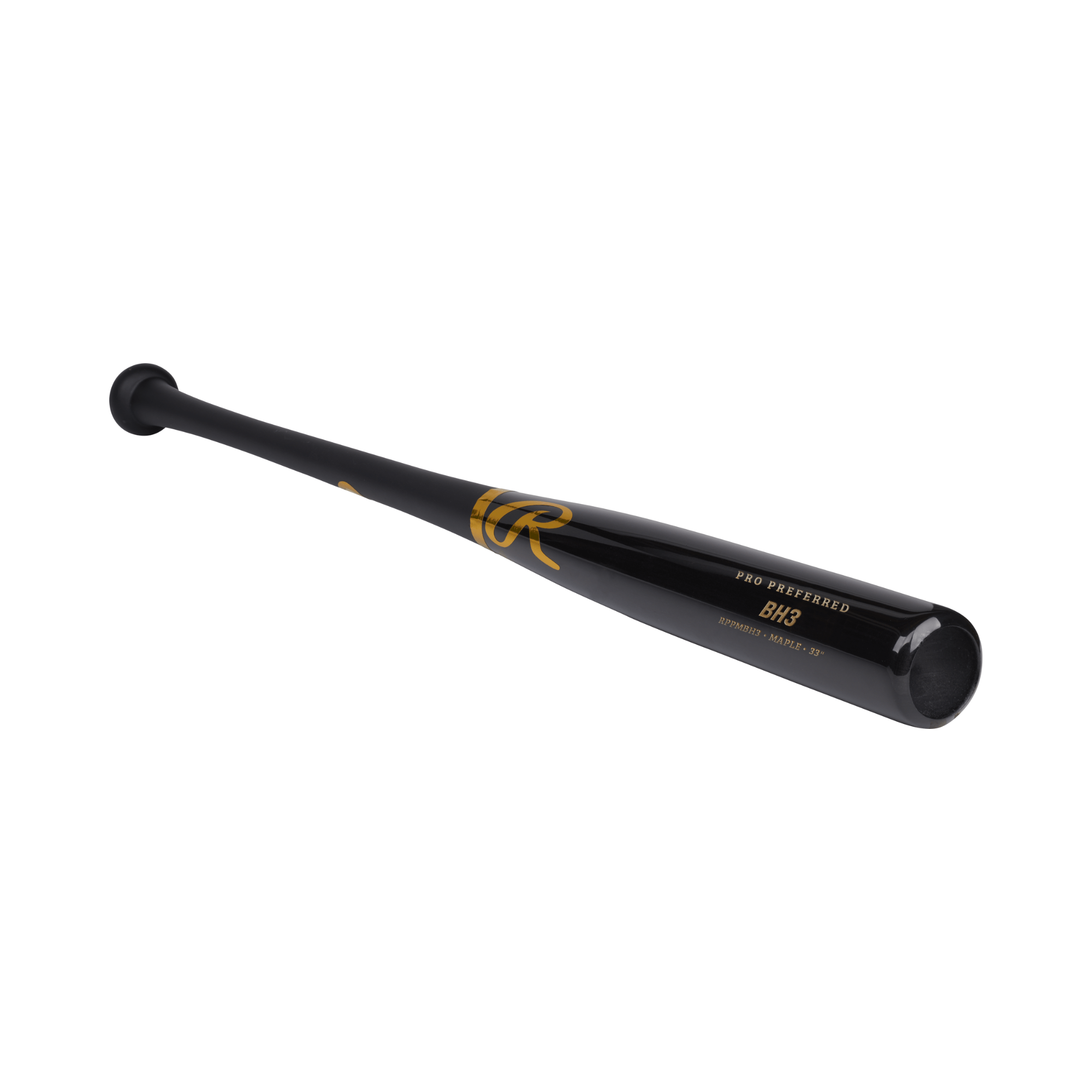 Rawlings Pro Preferred BH3 Maple Wood Bat, high-density barrel for powerful performance.