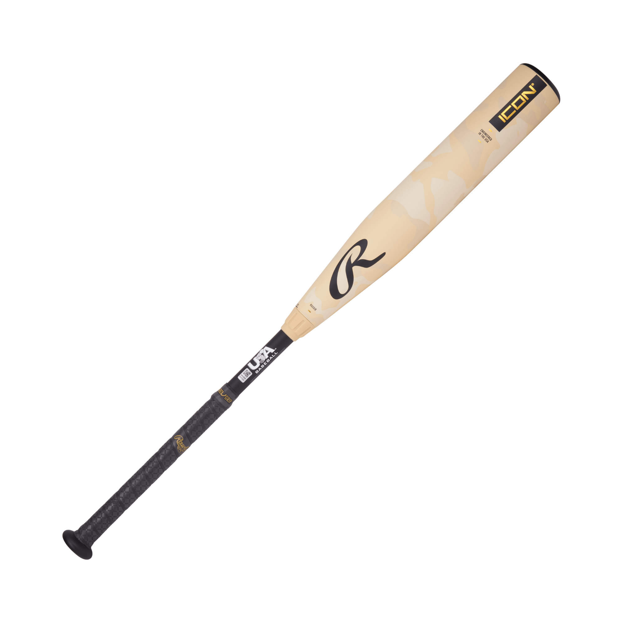 2025 Rawlings Icon USA Youth Baseball Bat with In/Tense carbon composite and Zero-Loss collar, 2 5/8 in barrel, -8 drop