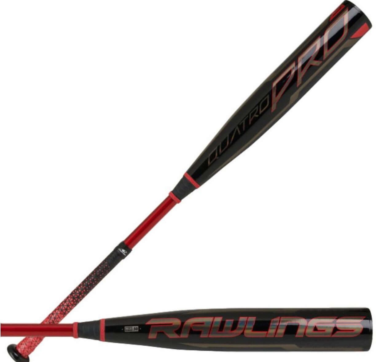 Rawlings 2021 Quatro Pro BBCOR -3 Bat with Composite Design