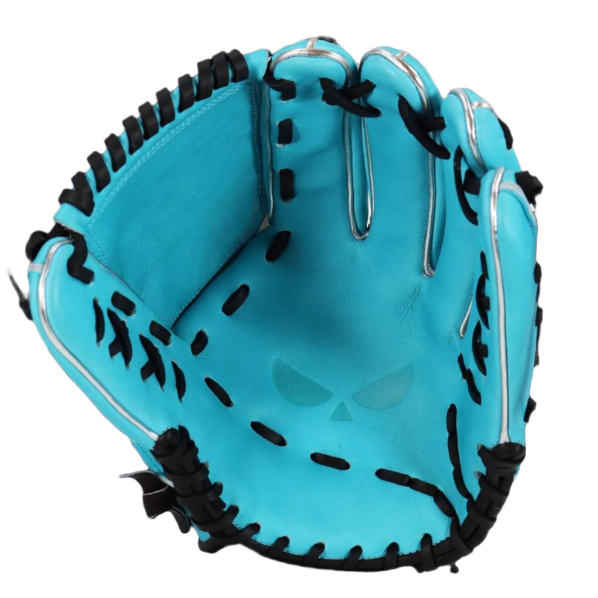 Shadow 3 Shiver 12" RHT glove in vibrant blue, showcasing high-quality materials and unique design for pitchers.