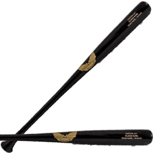 SAM BAT G27 made from professional hard rock maple, showcasing its strength and sleek black design.