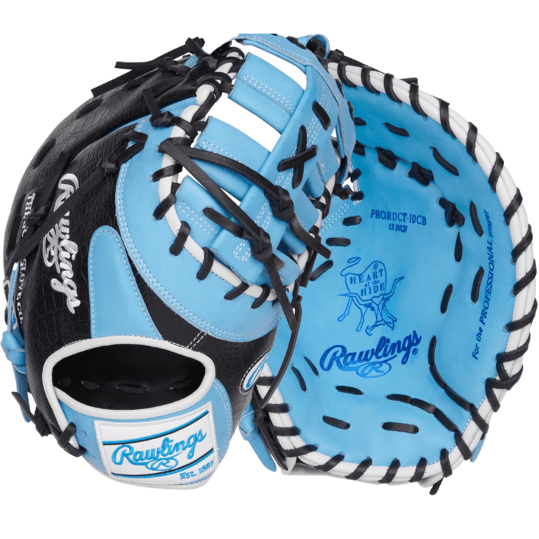 Rawlings Heart Of The Hide Series First Base Mitt 12.5" Col. Blue/Black RHT