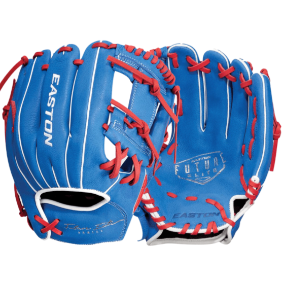 Easton Future Elite Series Baseball Glove Youth 11" LHT Royal/Red