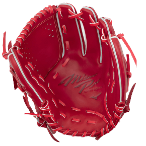 Mizuno Pro Classic GMPC-10 Osaka Red 12" Pitchers Baseball Glove with premium leather and elegant design.