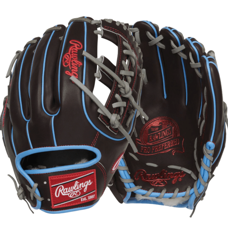 Rawlings Pro Preferred INF CONV/MOD Single Post Web RHT 11.5" baseball glove, crafted with premium leather and wool padding.