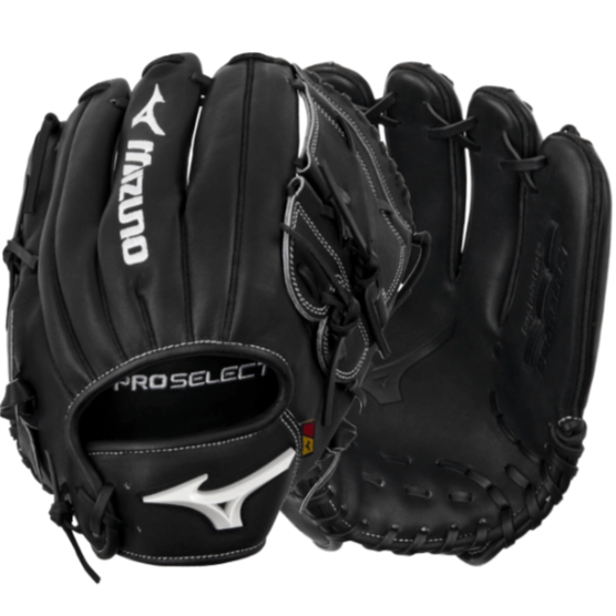 Mizuno GPS-11D Pro Select 12" baseball glove in premium Steerhide leather, designed for durability and comfort.