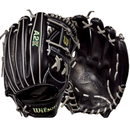 Wilson 2021 A2K Matt Chapman Game Model Black Kelly Green 11.75