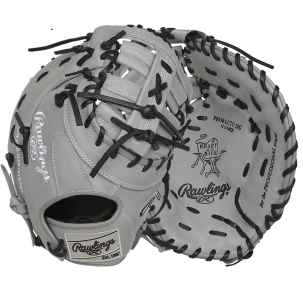 Rawlings Heart of the Hide 12.25-inch first base mitt with contour fit, showcasing premium leather and single-post web design.