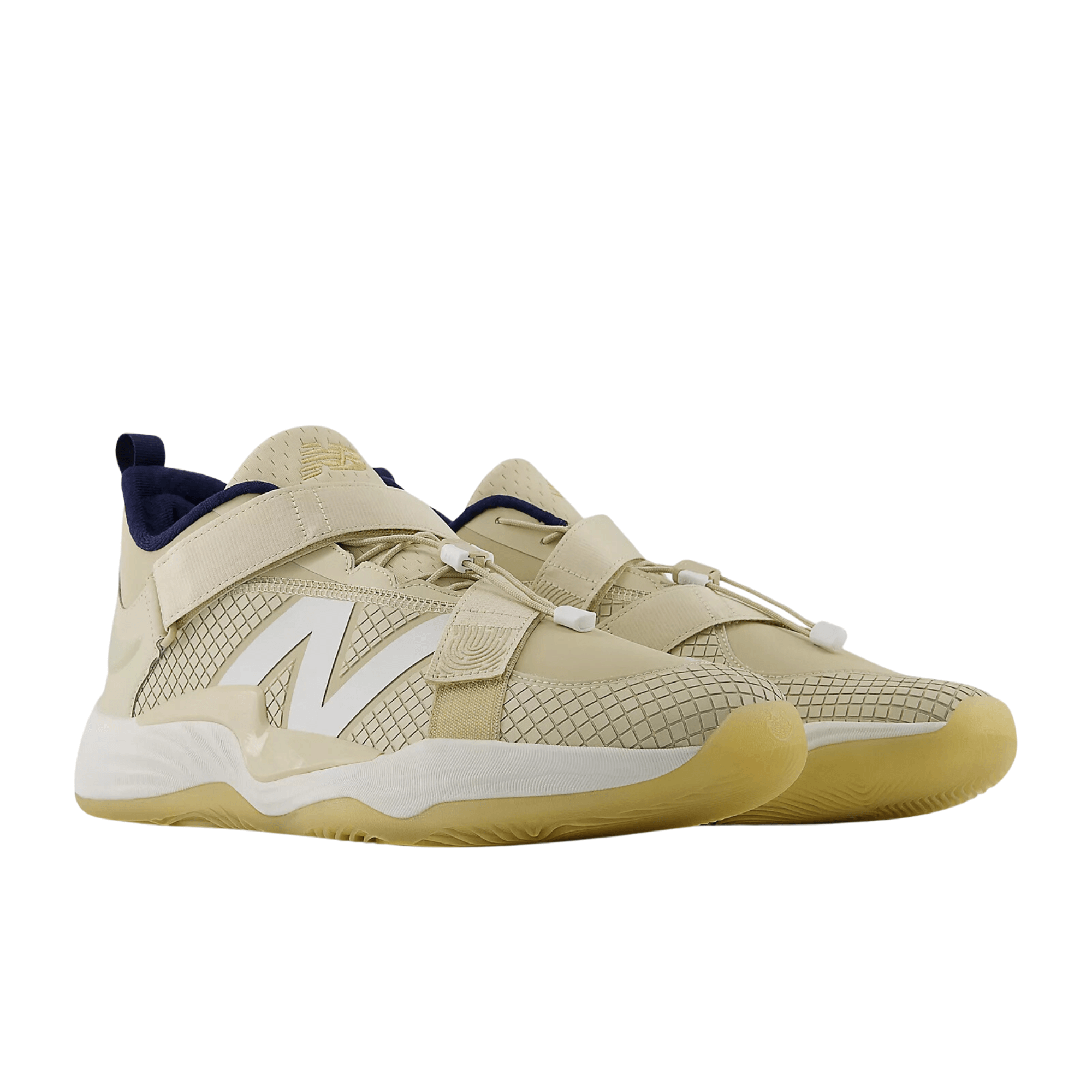 New Balance FuelCell Lindor 2 Pre-Game shoes in Linen color, featuring a stylish design and performance-focused midsole.