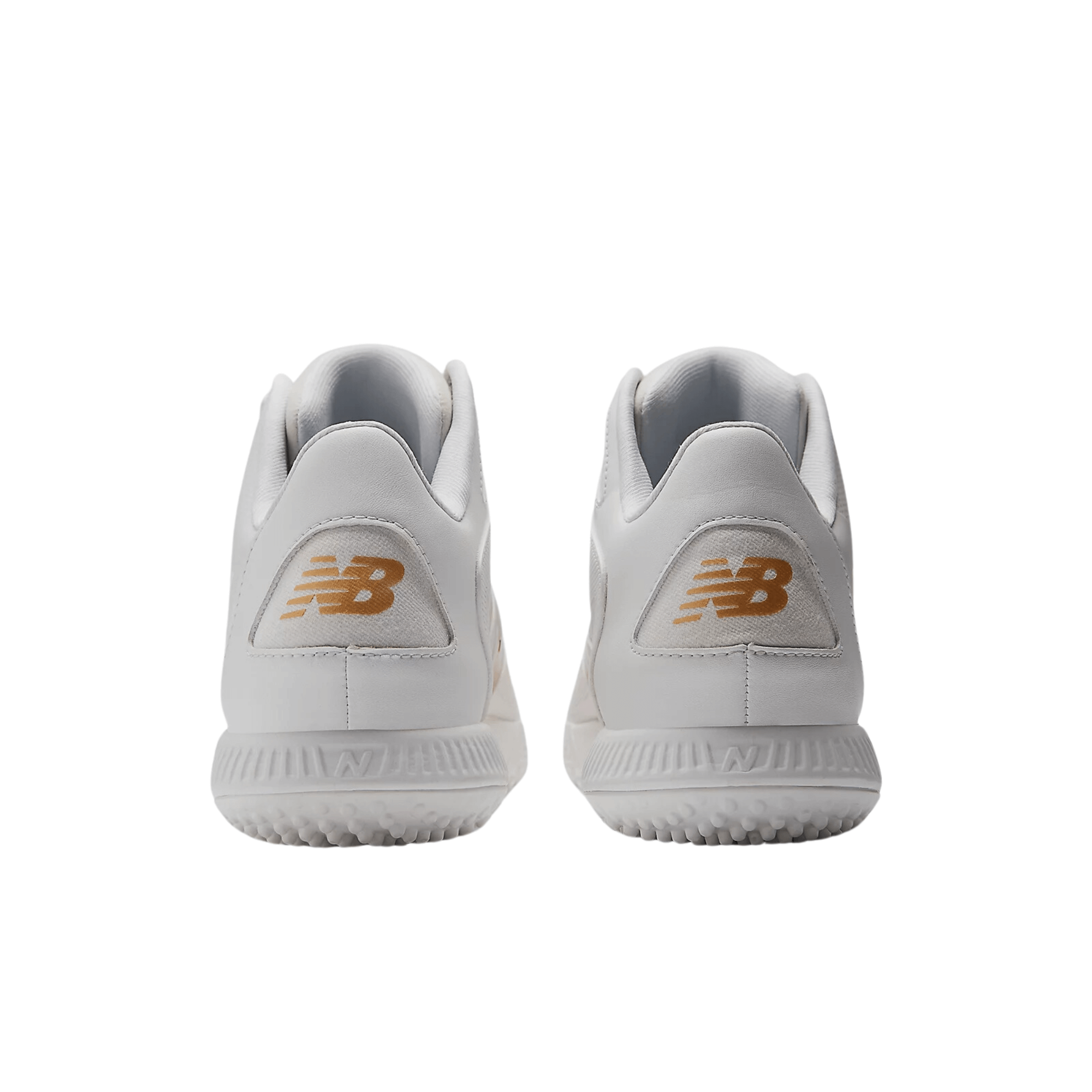 New Balance Shohei TSHOV1 sneakers in white, featuring a prominent logo and sleek design, perfect for all-around athletic performance.