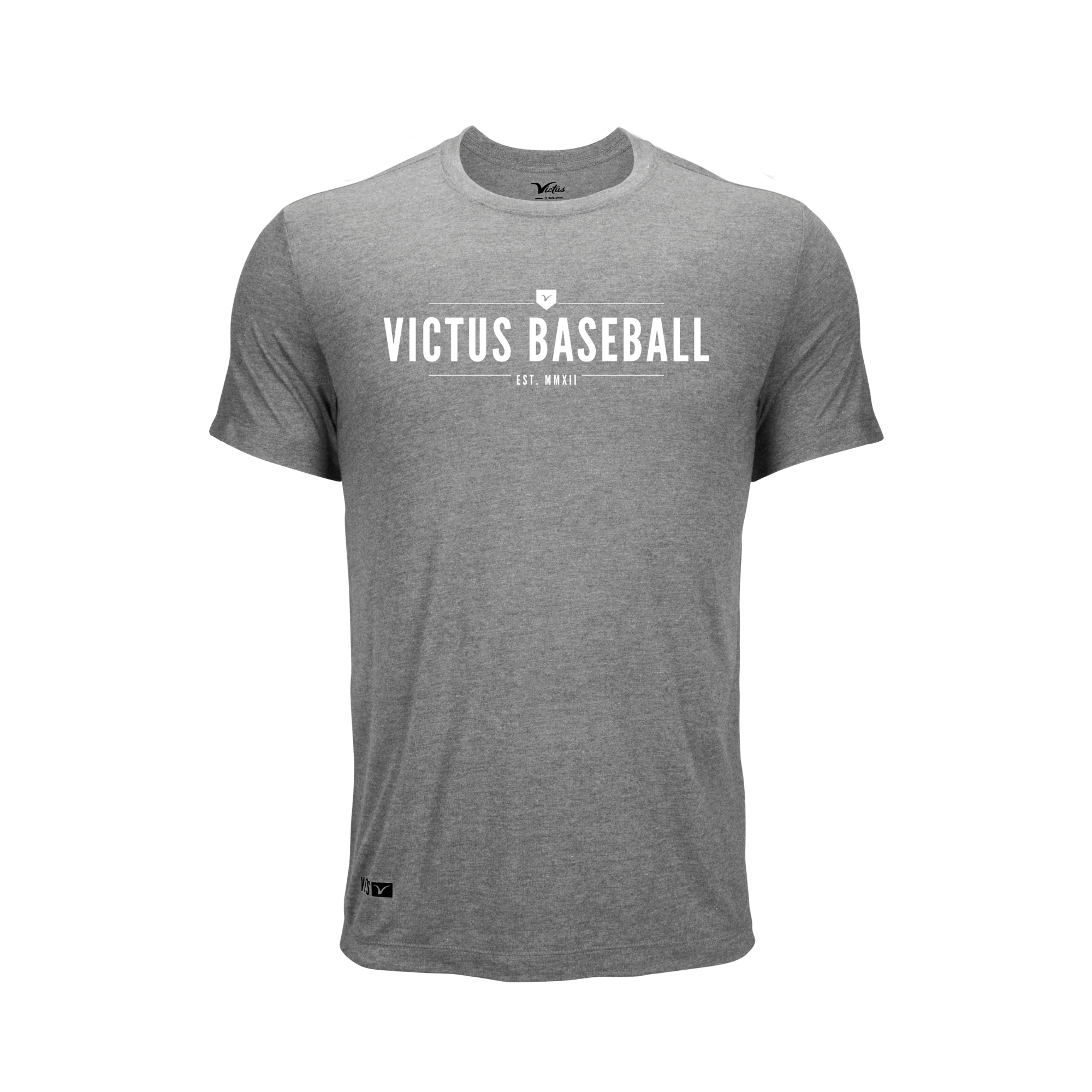 Victus Baseball V-Fit Active Tee in Blackwood