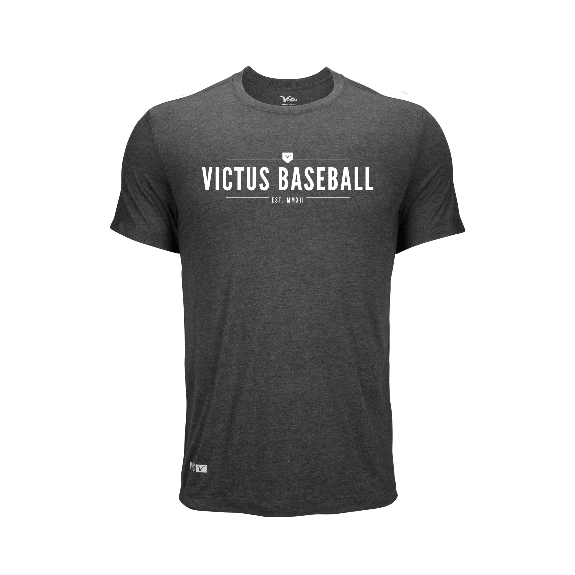 Victus Baseball V-Fit Active Tee in Blackwood