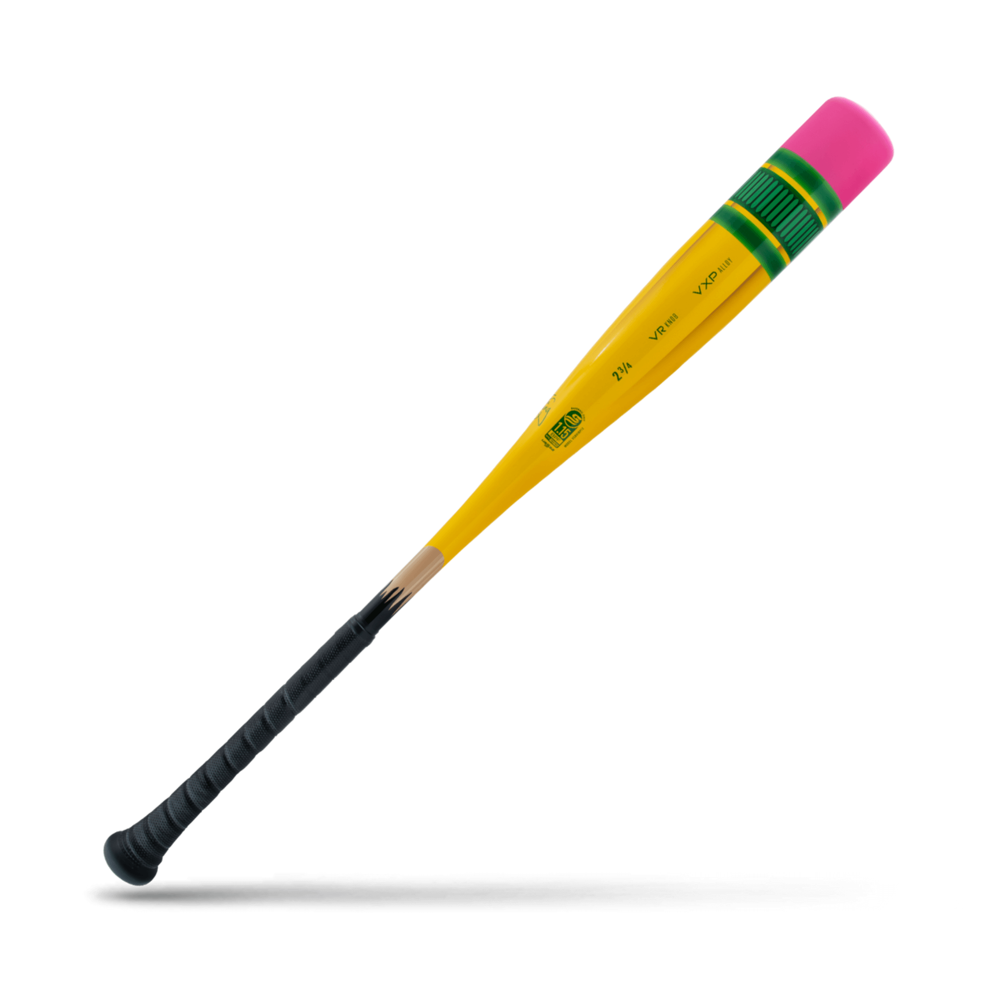 One-piece aluminum Victus Vibe Pencil (-10) bat with traditional swing feel