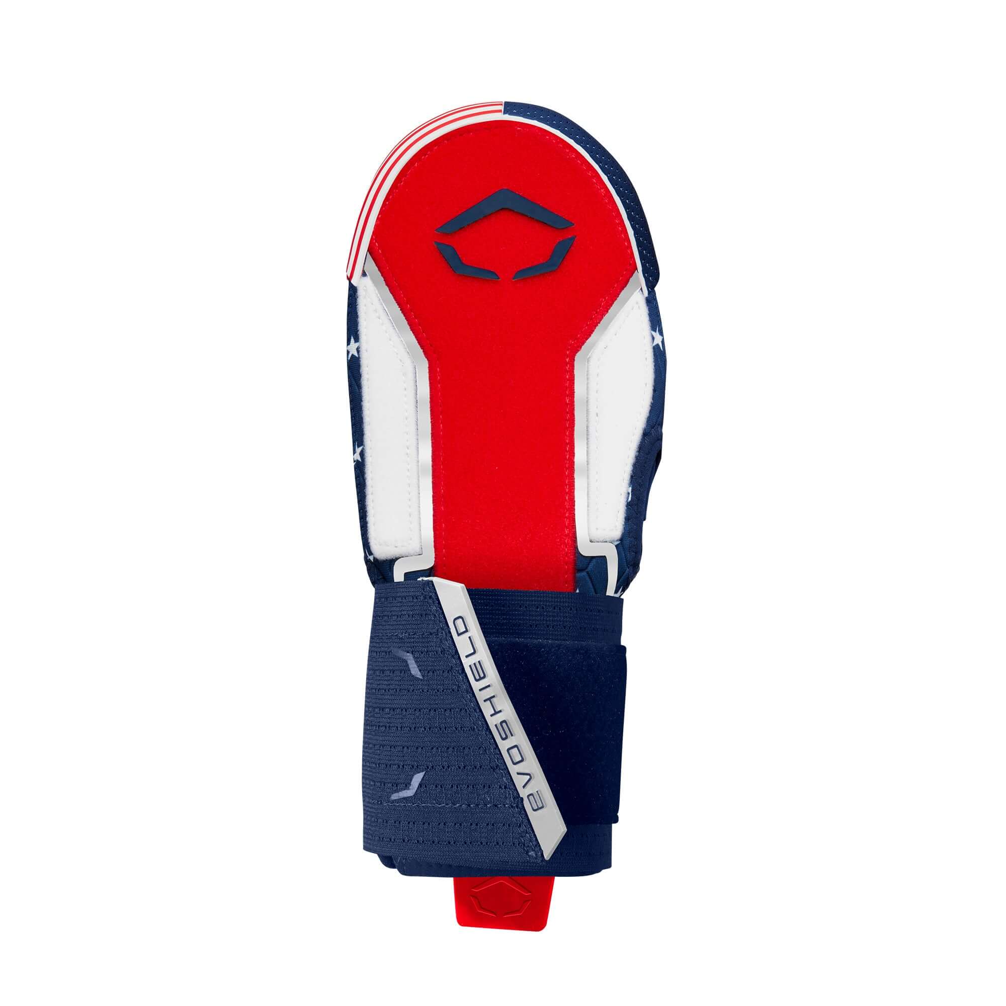 Evoshield X-SRZ Patriot Sliding Mitt 2.0 in White, Scarlet, and Navy