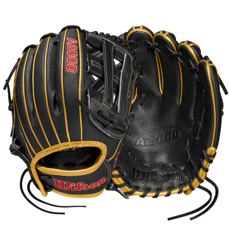 Wilson A2000 Sierra Romero GM 12 inch black and gold baseball glove