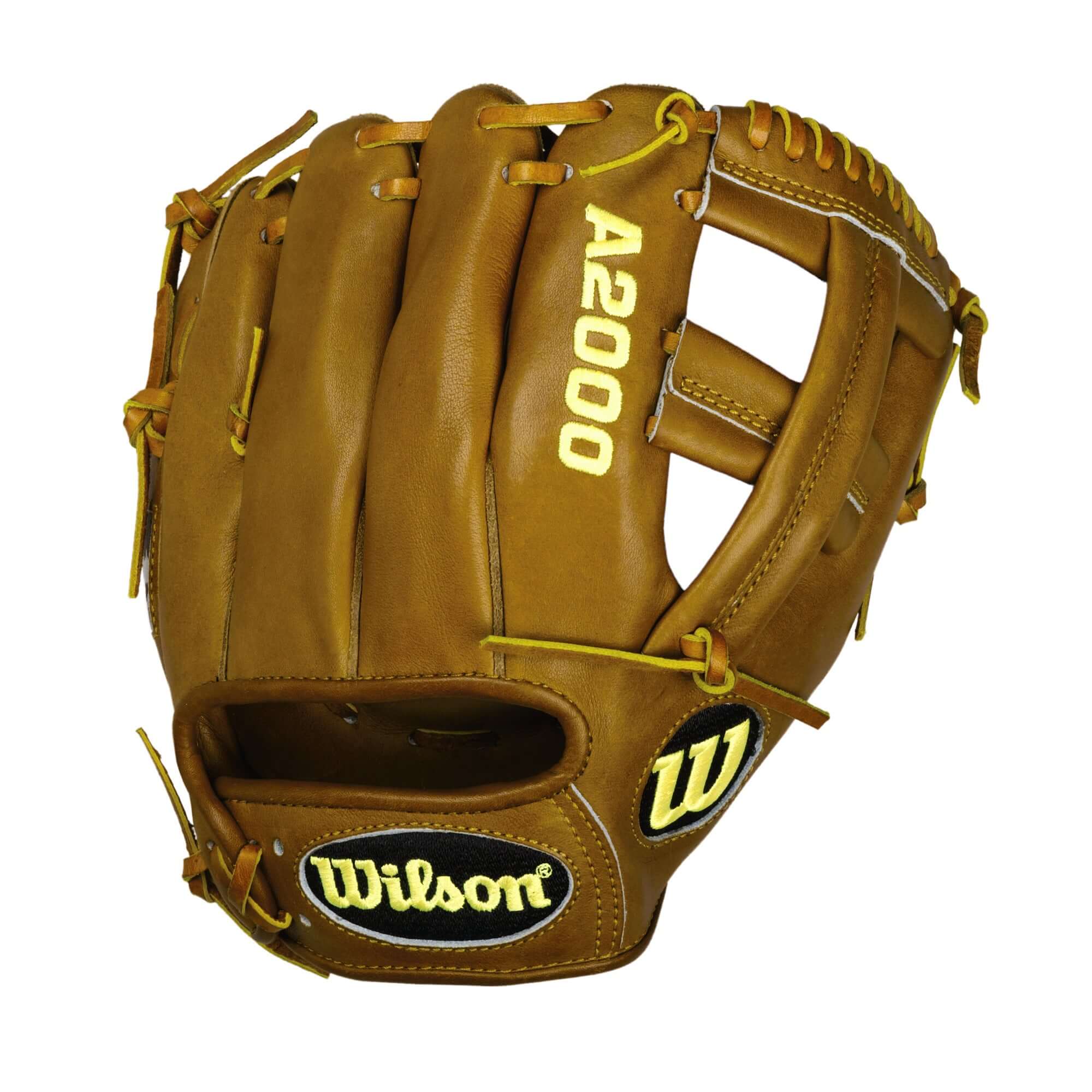 Wilson A2000 9.5 Infield Training Glove, Saddle Tan Pro Stock Leather