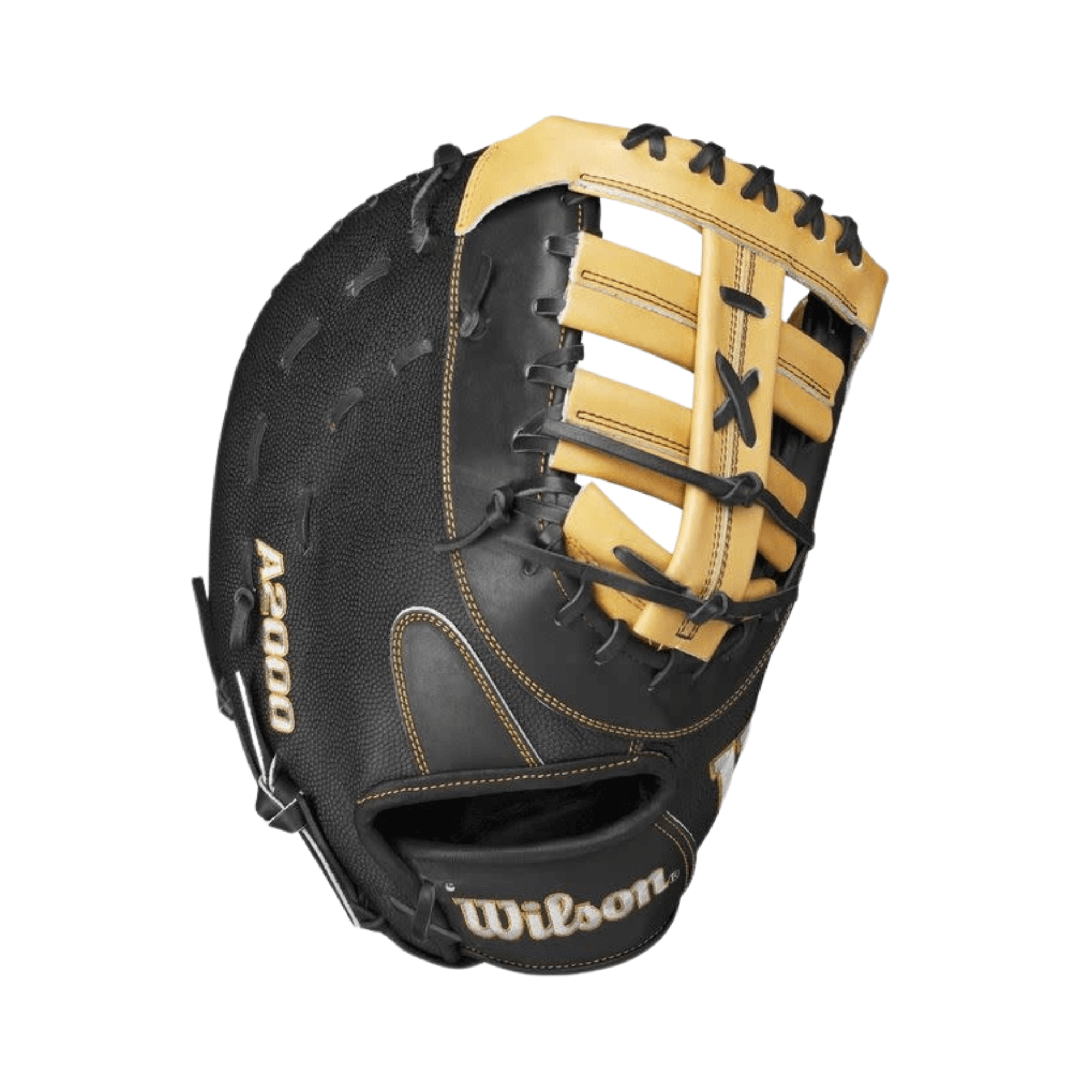 Wilson A2000 F16HT 12.5” Trey Mancini 1B Mitt in Vintage Tan Pro Stock Leather with Black SuperSkin back