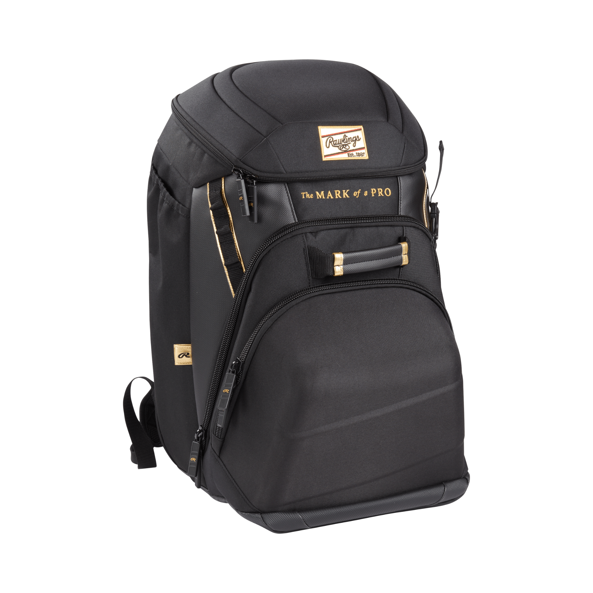 Rawlings Gold Collection Backpack with glove crib and bat sleeves