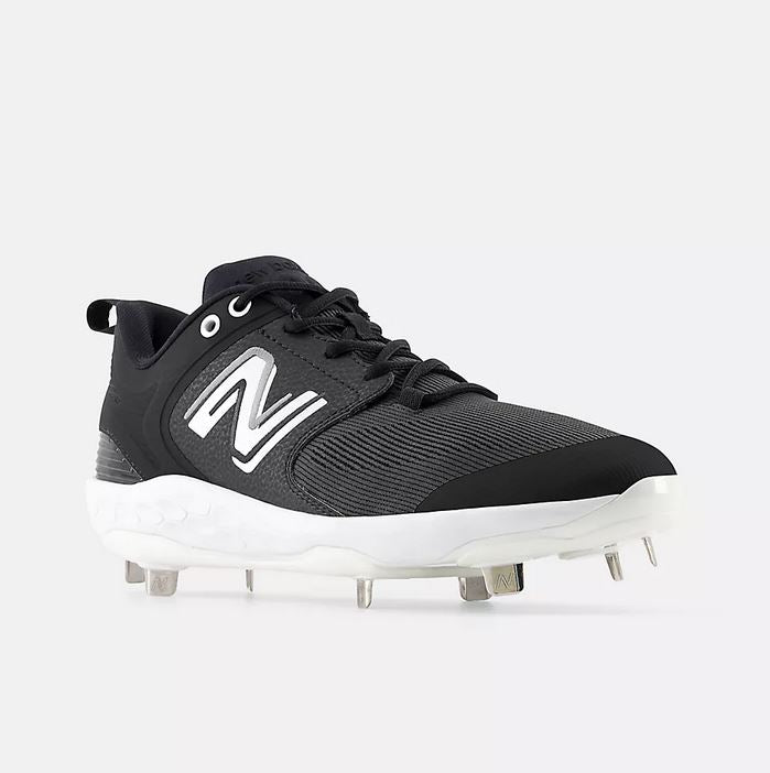 New Balance Fresh Foam X 3000 v6 Metal Baseball Cleats - Black