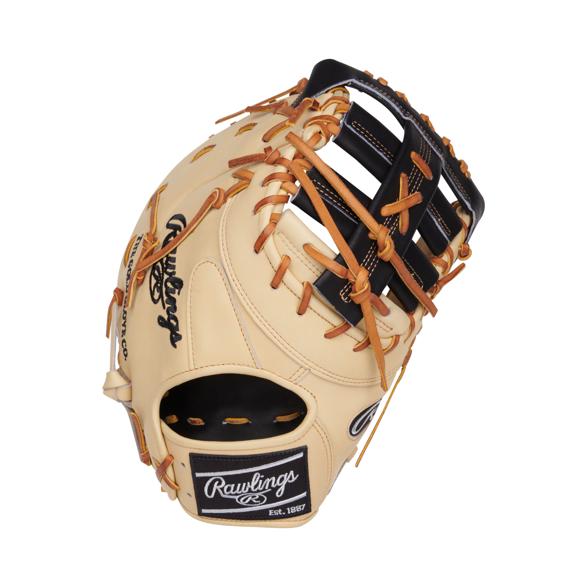 Rawlings Heart Of The Hide Series First Base Mitt 13" Camel/Black LHT